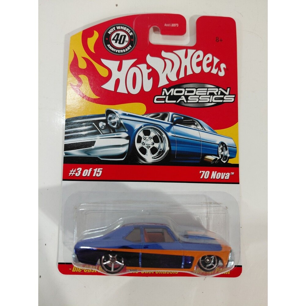 NIP Hot Wheels Modern Classics 1:64 Die Cast 1970 Chevrolet Nova Muscle Car